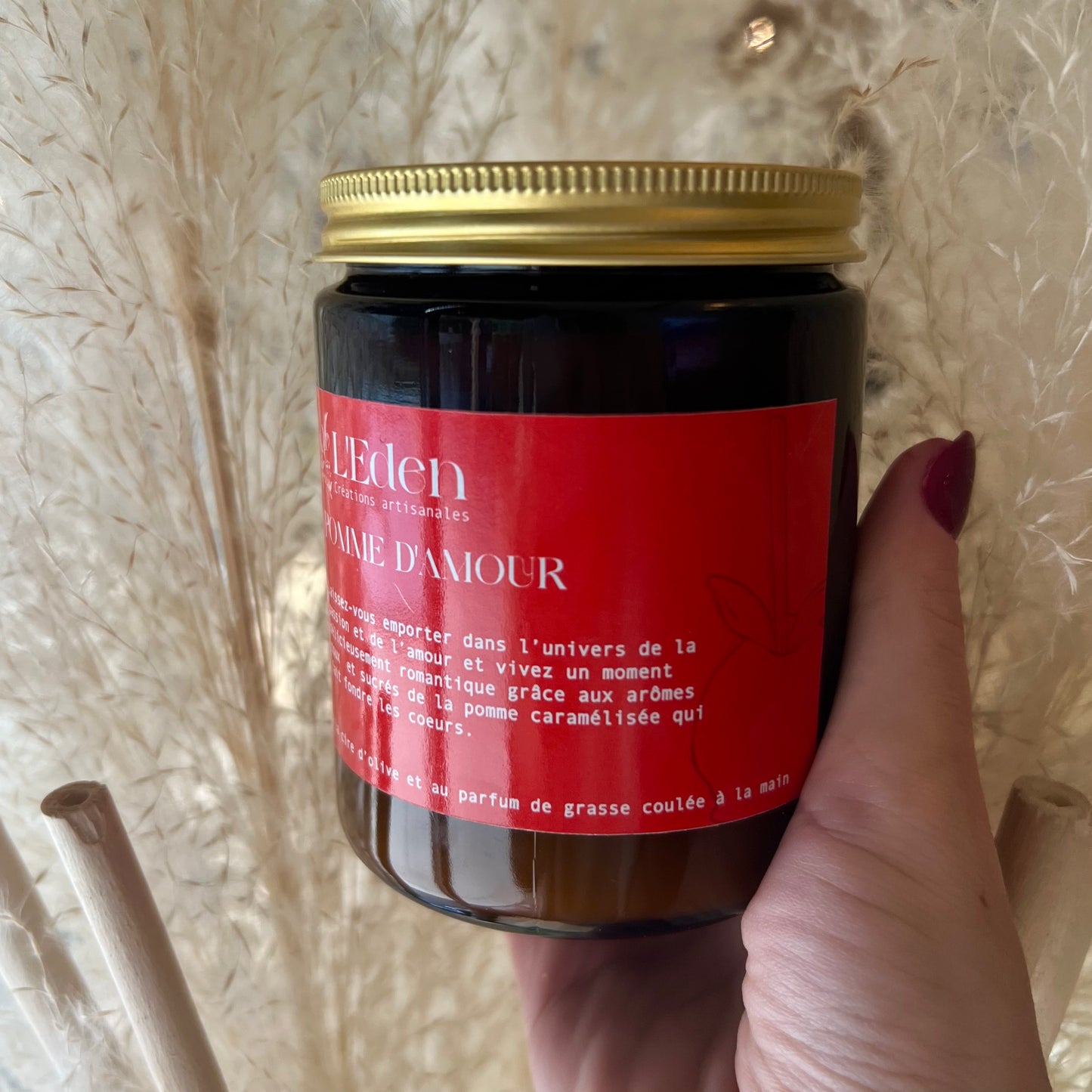 Bougie Pomme d'Amour